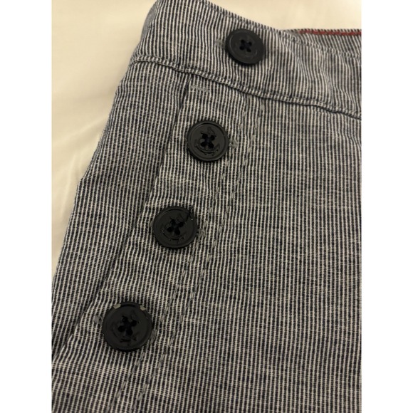 Tommy Hilfiger Womens Stretch‎ Slim Crop Pants Navy Striped Size 20W Nautical - Picture 6 of 7